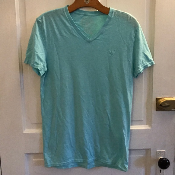 American Eagle Short Sleeve V-Neck Legend Tee - Picture 1 of 3